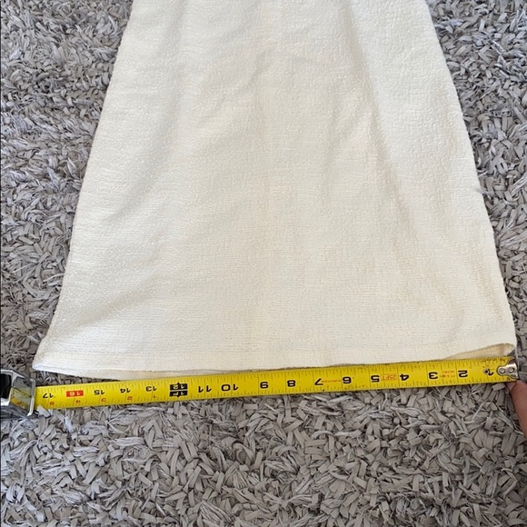 NWOT Zara Small White TEXTURED DRESS WITH VOLUME - Picture 9 of 15